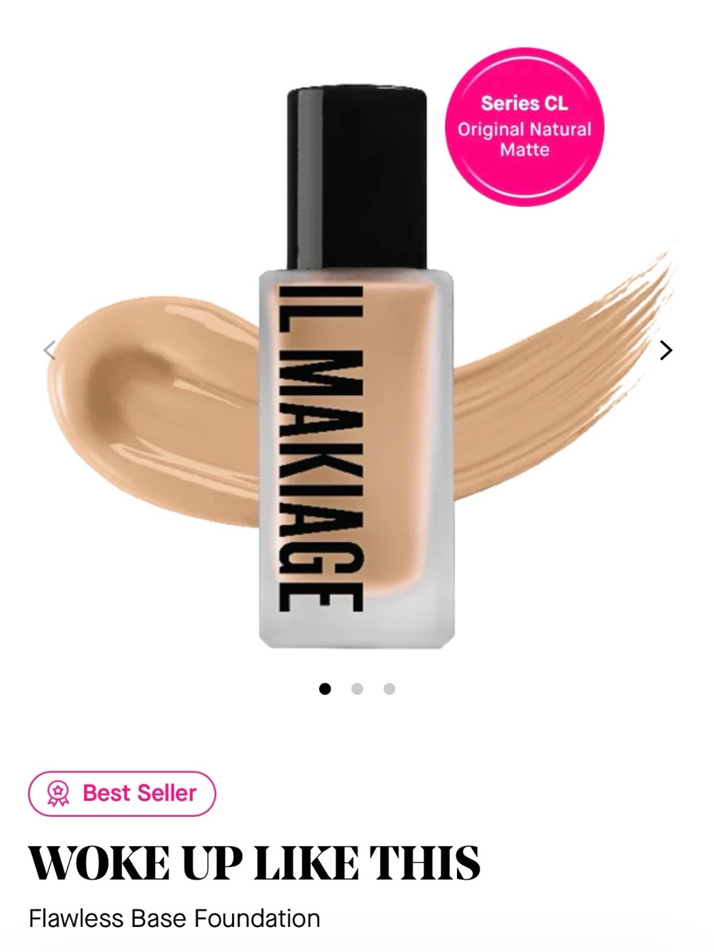 IL MAKIAGE Woke Up Like This Foundation - Natural Beige